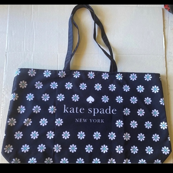kate spade Handbags - Kate Spade blue floral fabric tote